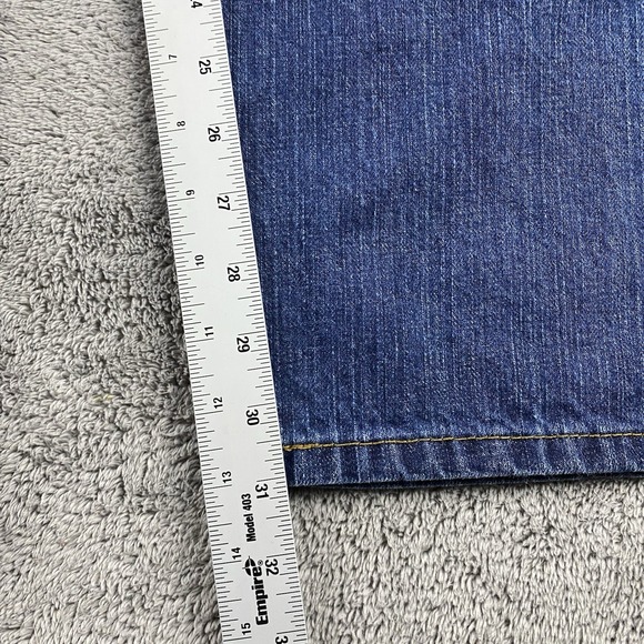 Levis 569 Loose Straight Fit Jeans Mens 38x31 Blue Medium Wash Denim Mid Rise - Picture 4 of 14